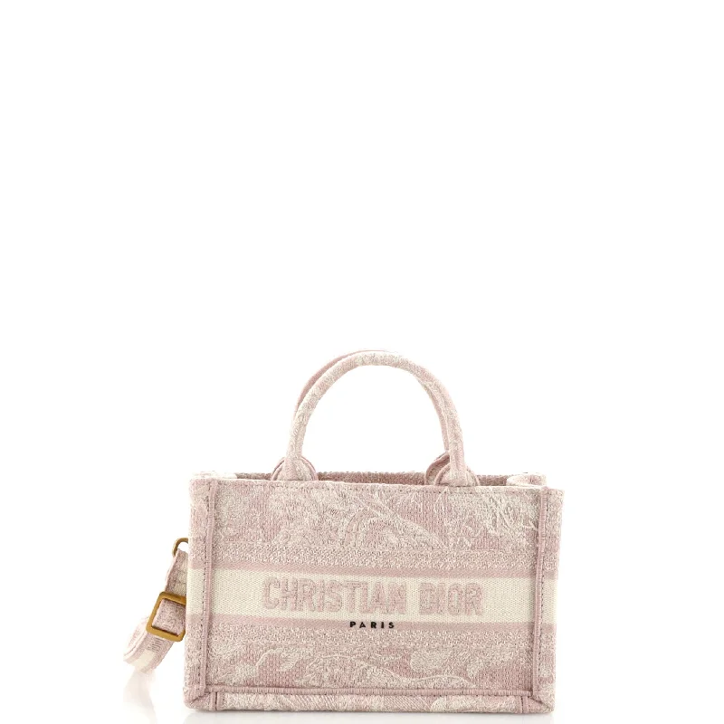 Avant-Garde Style Promotions Book Tote with Strap Embroidered Canvas Mini