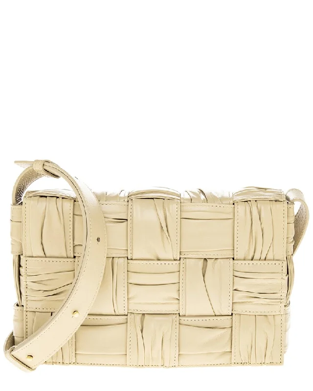 Limited-Time Offer On Trendy Bags Bottega Veneta Cassette Foulard Leather Crossbody