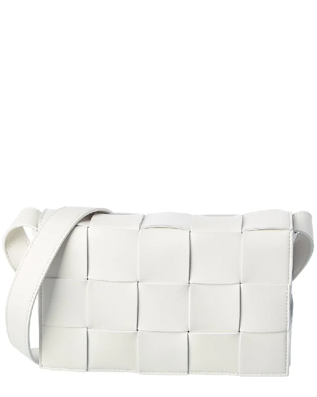 Affordable Bags For Budget Shoppers Bottega Veneta Cassette Maxi Intrecciato Leather Crossbody