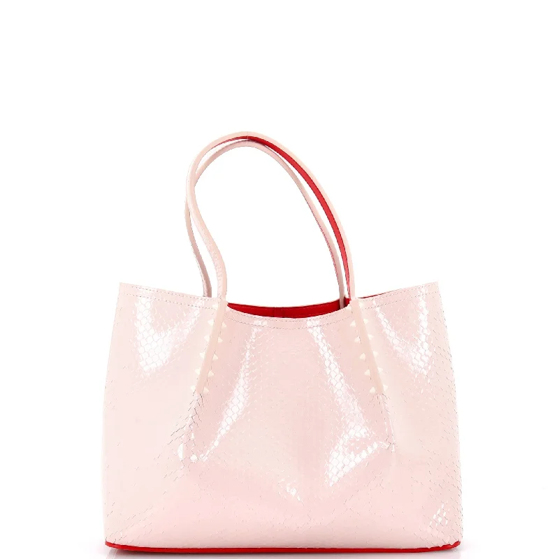 Style Breakthroughs Cabarock Tote Crocodile Embossed Leather Small