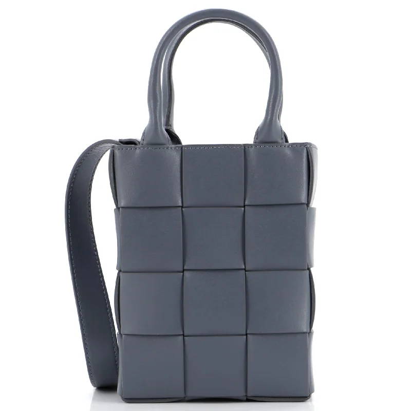 Wholesale Bags For Resellers Cassette Convertible Tote Maxi Intrecciato Leather Mini