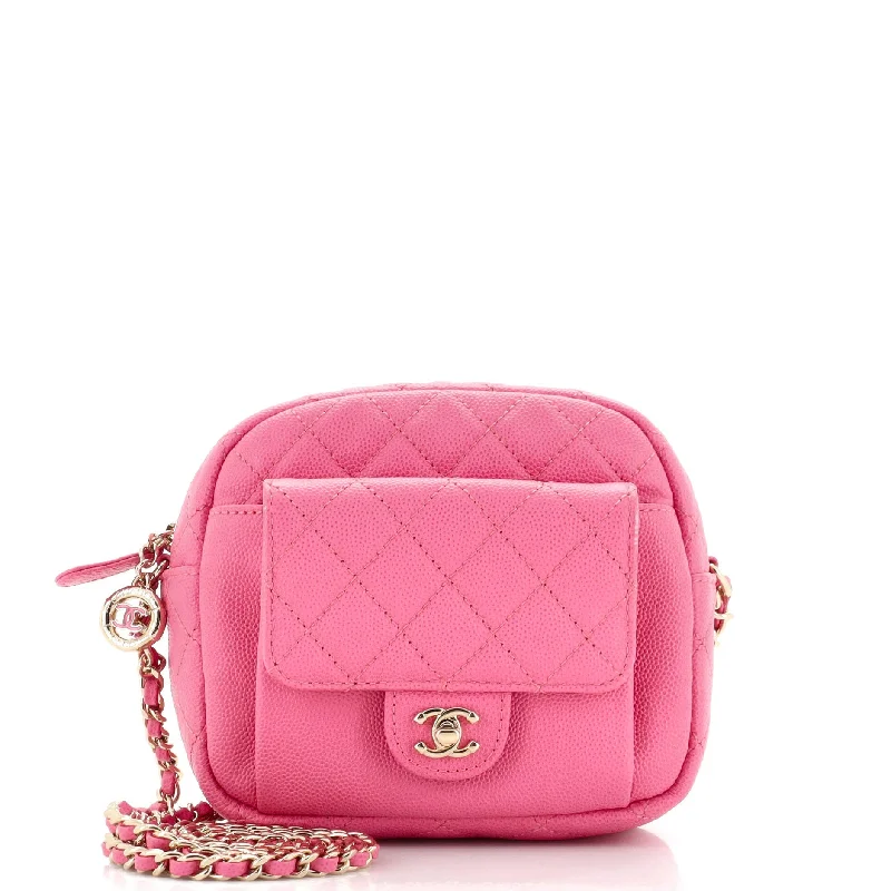 Durable And Cheap Bags CC Day Camera Case Quilted Caviar Small
