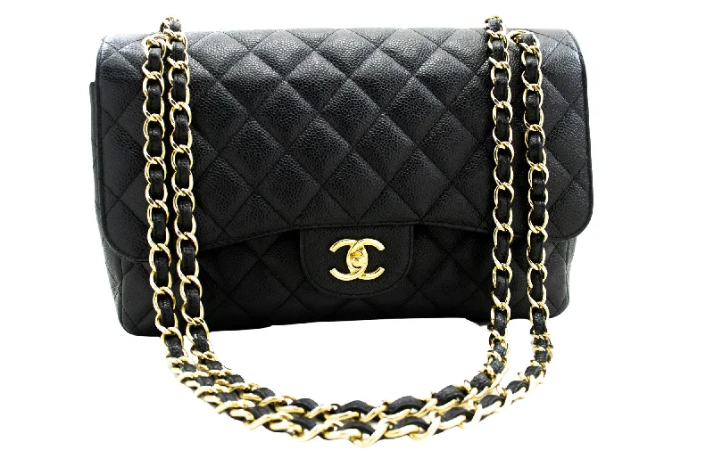 Chanel Double Flap  Leather Shoulder Bag (Pre-Owned)