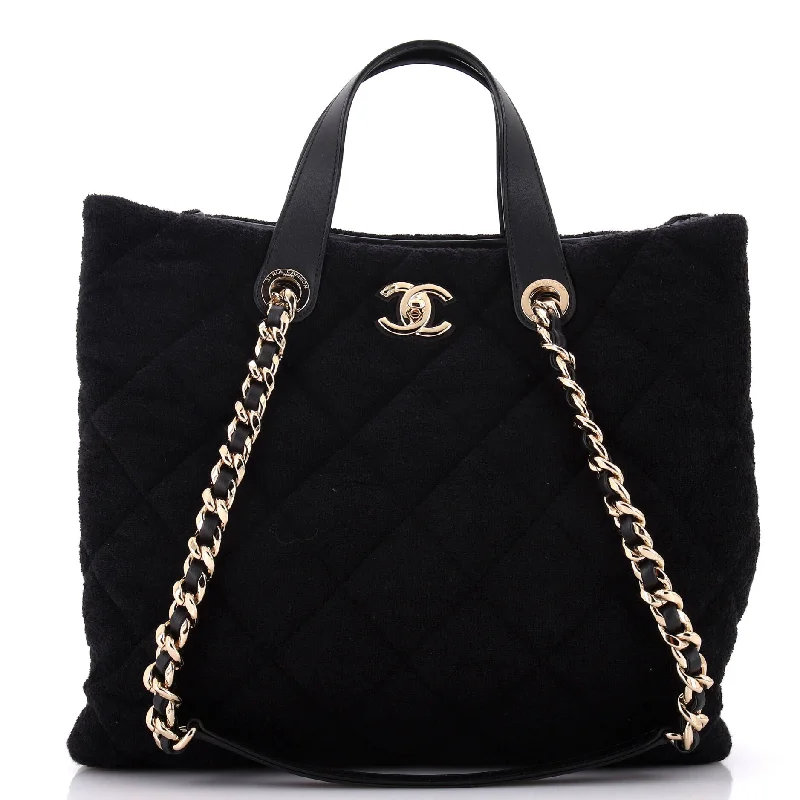 Seasonal Style Discounts Coco Beach CC Shopping Tote Quilted Terry Cloth