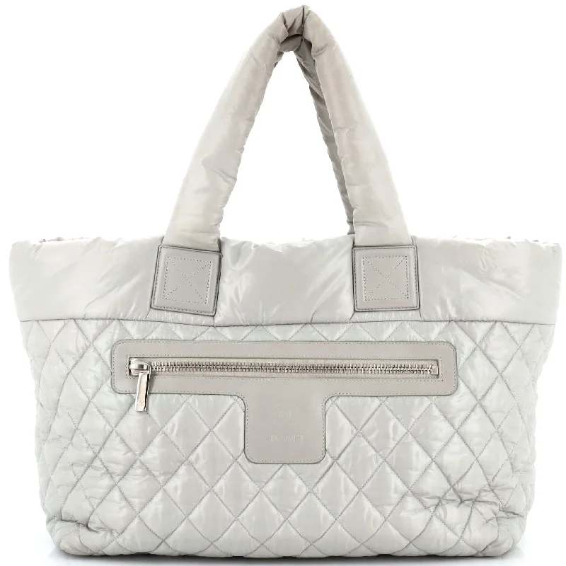 Halloween-Themed Coco Cocoon Zipped Tote Quilted Nylon Large