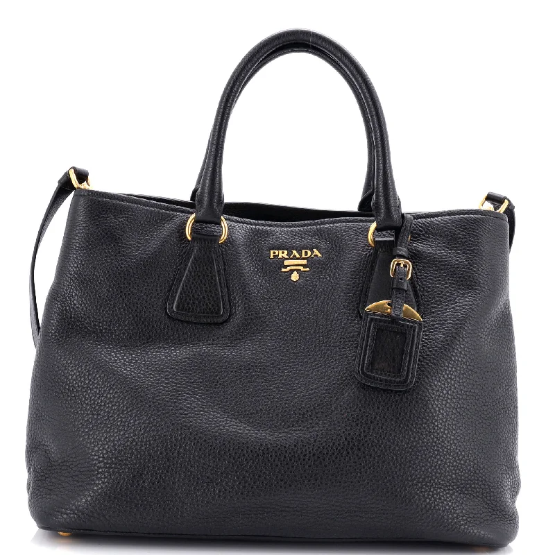 Stay Ahead In Style Convertible Shopper Tote Vitello Daino Large