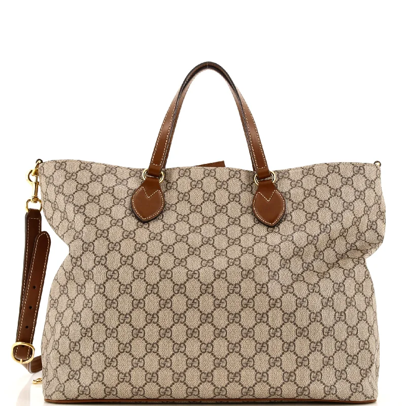 Daily Deals Convertible Soft Tote GG Coated Canvas Medium