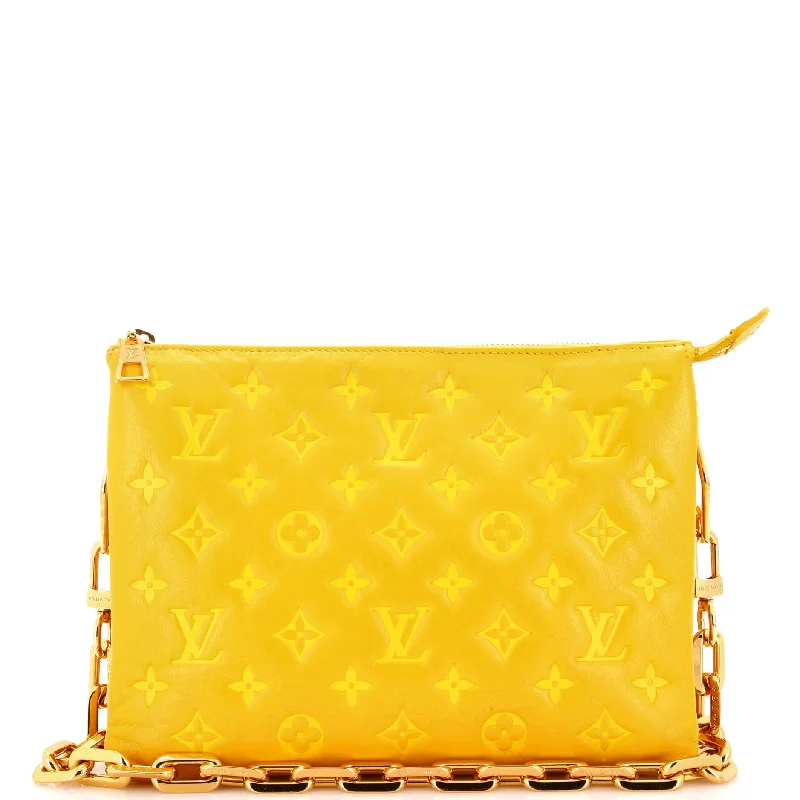 Limited-Time Offer On Trendy Bags Coussin Bag Monogram Embossed Lambskin PM