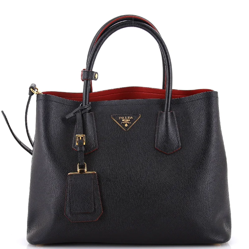 Special Offer For You Cuir Double Tote Saffiano Leather Medium
