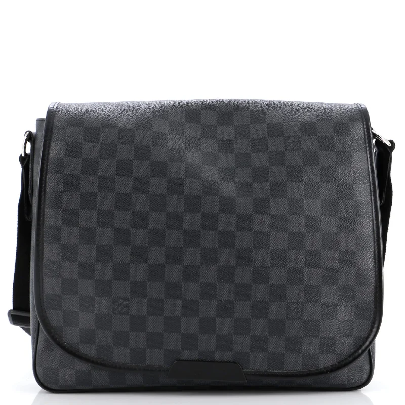 Luxury Bags For Professionals With Discounts Daniel Messenger Bag Damier Graphite MM