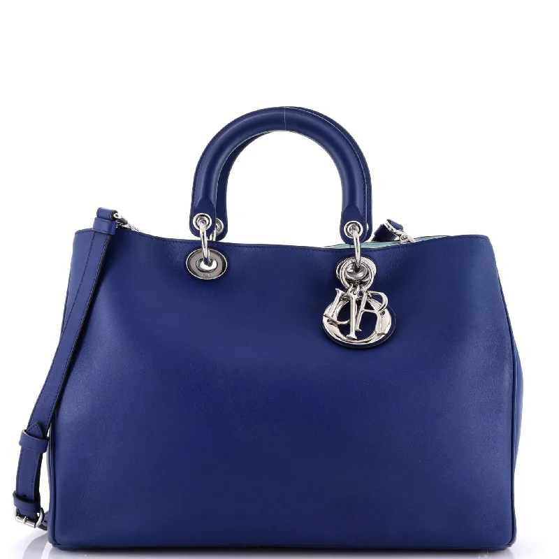 Comfortable Chic Diorissimo Tote Smooth Calfskin Large