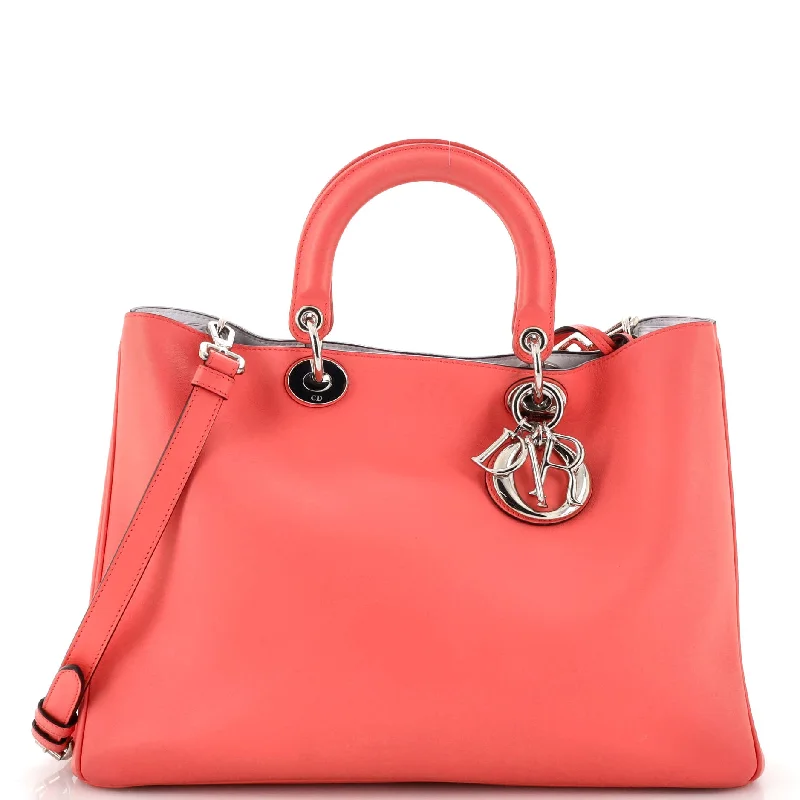Relaxed Style Deals Diorissimo Tote Smooth Calfskin Large