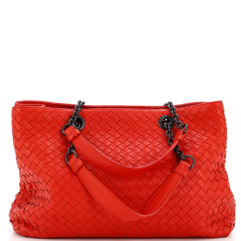 Hot Sale Double Chain Tote Intrecciato Nappa Medium