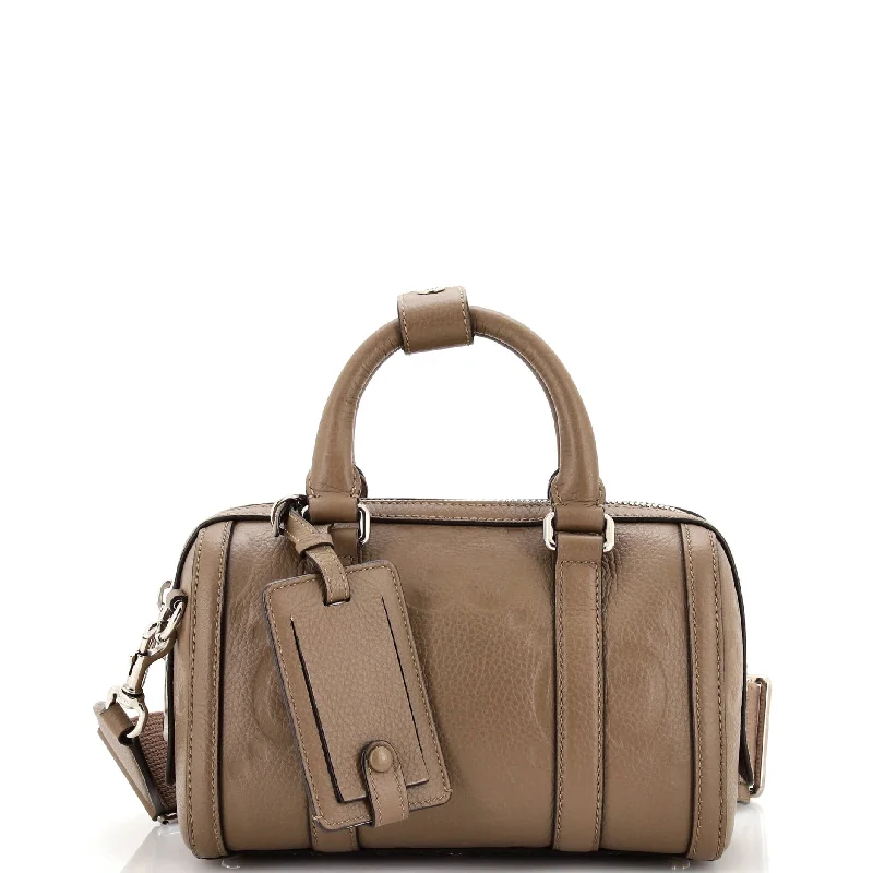 Premium Style Duffle Bag Jumbo GG Embossed Leather Mini