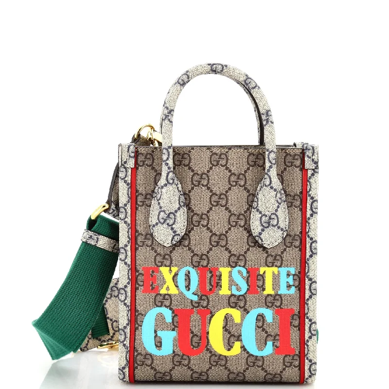 Designer-Inspired Bags At Budget-Friendly Prices Exquisite Vertical Tote Printed GG Coated Canvas Mini