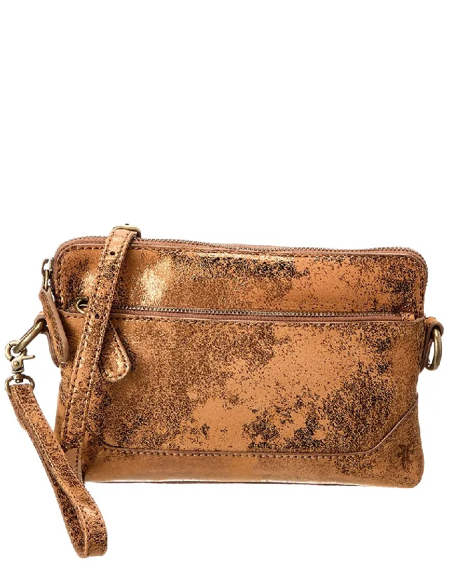 Halloween-Themed Frye Melissa Metallic Leather Crossbody Wristlet