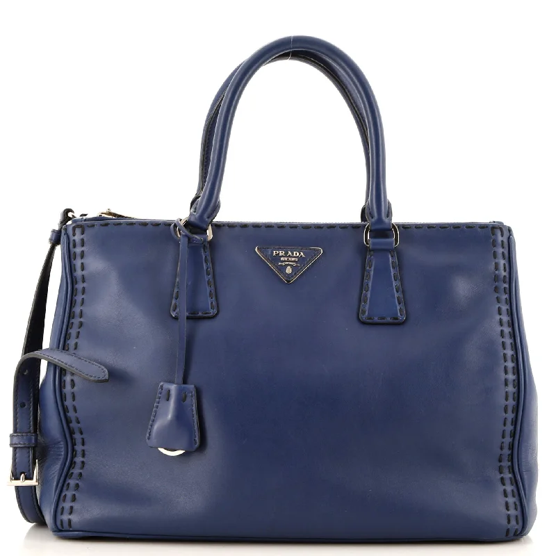 Mega Sales Galleria Double Zip Tote Stitched City Calf Medium