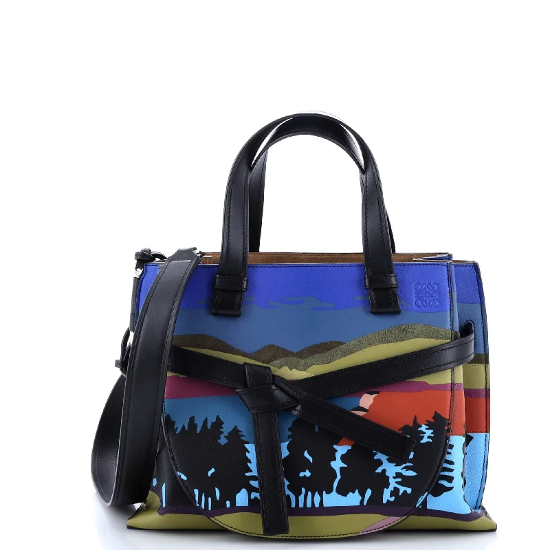 Fall Sale, Prices Drop Gate Tote Printed Leather Small