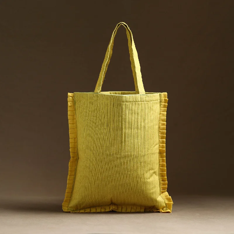 Handcrafted Cotton Frill Jhola Bag 12