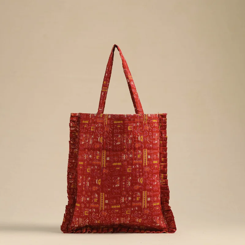 Handcrafted Cotton Frill Jhola Bag 26