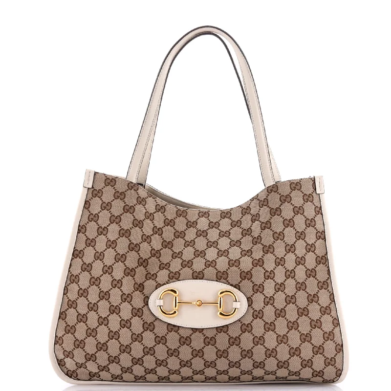 Fall Sale, Prices Drop Horsebit 1955 Tote GG Canvas Medium