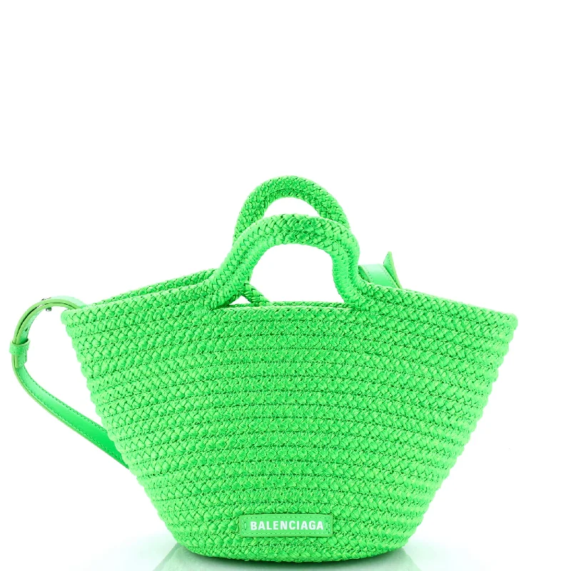 Festival Bags For Concerts And Events Ibiza Basket Tote Nylon Cord Small