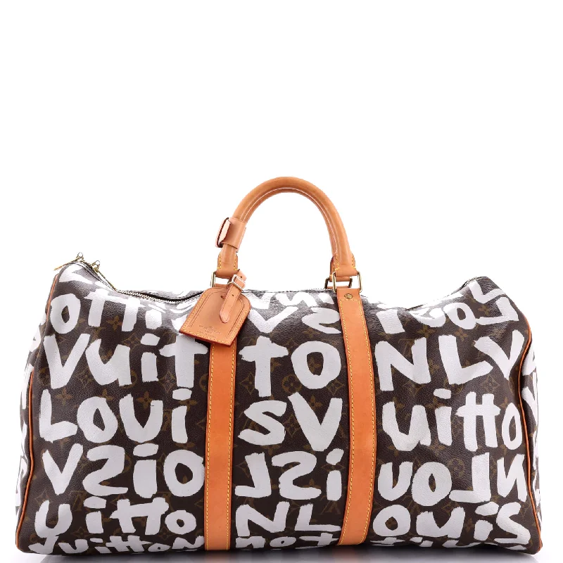 Budget Saver Keepall Bag Limited Edition Monogram Graffiti 50
