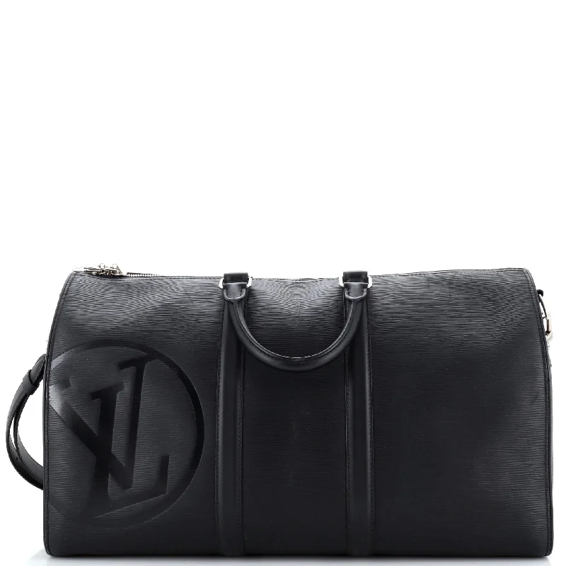 Fashion Sale Keepall Bandouliere Bag Initials Epi Leather 45