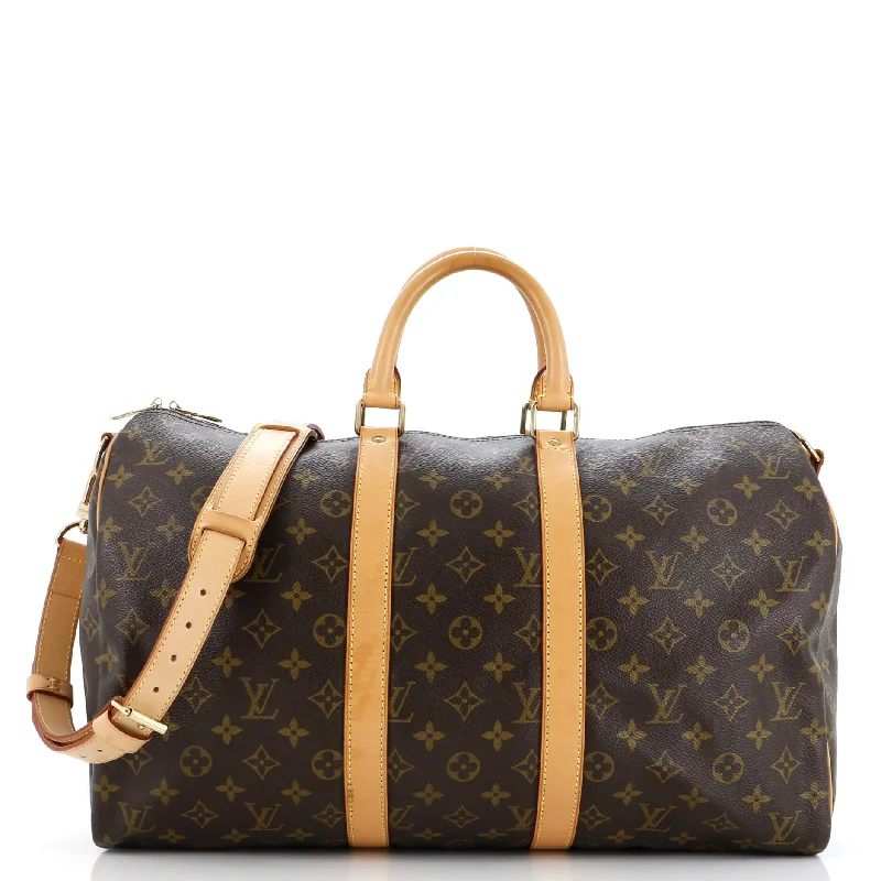 Statement Fashion Offers Keepall Bandouliere Bag Monogram Canvas 45