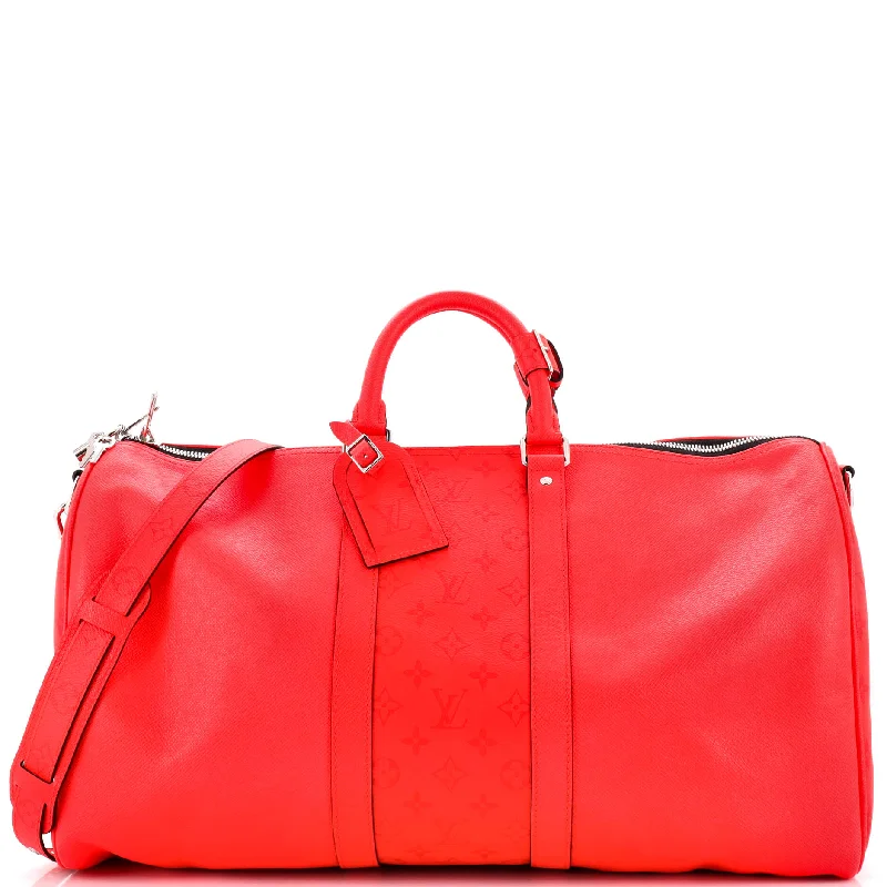Professional Bags With Office Discounts Keepall Bandouliere Bag Monogram Taigarama 50