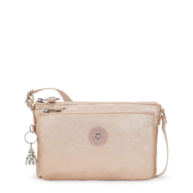 Bags With Tsa-Approved Features Kipling Mikaela Metallic Crossbody Bag
