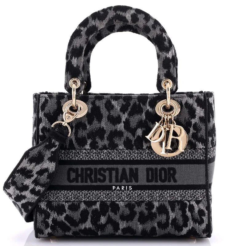 Stylish Yet Affordable Bags Lady D-Lite Bag Mizza Embroidered Canvas Medium
