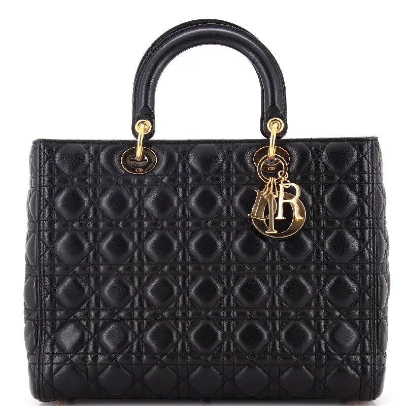 Vibrant Bags With Discounts Lady Dior Bag Cannage Quilt Lambskin Large