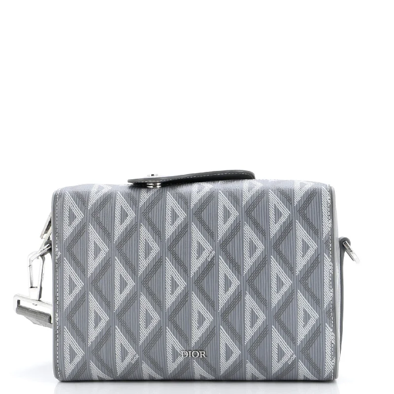 Designer Bags For Luxury Collectors Lingot Messenger Bag CD Diamond Coated Canvas