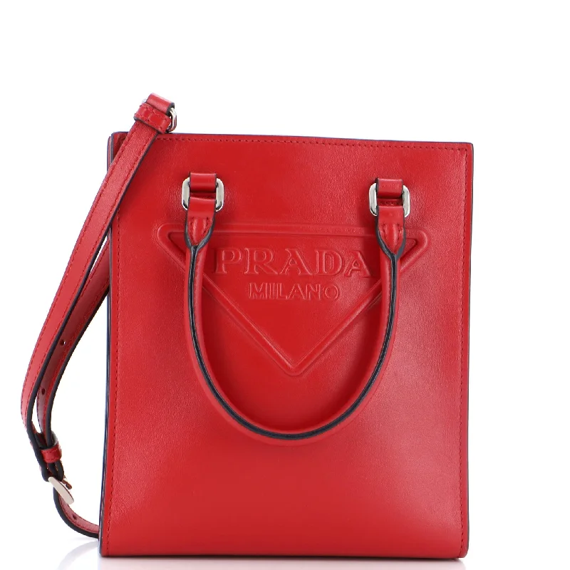 Party Bags For New Year's Eve And Special Occasions Logo Drill Tote Leather Mini