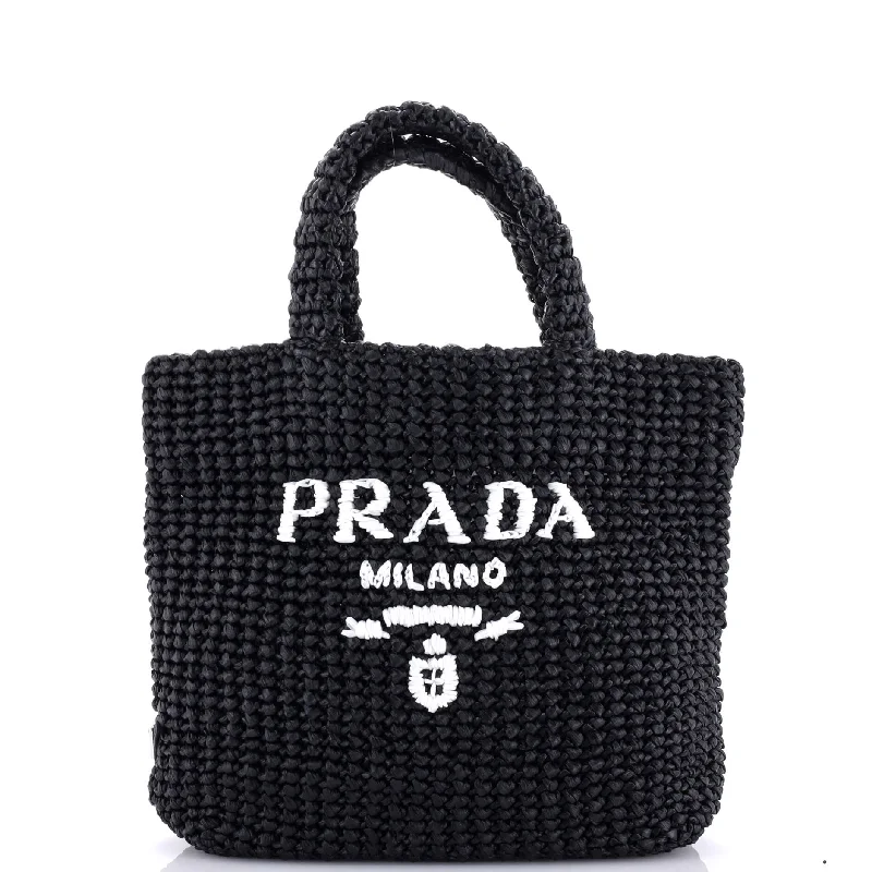 Eco-Friendly And Discounted Bags Logo Tote Raffia Small