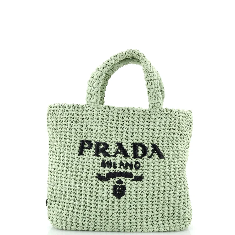 Everyday Elegance Sale Logo Tote Raffia Small