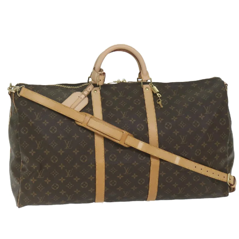 Louis Vuitton Keepall Bandoulière 60  Canvas Shoulder Bag (Pre-Owned)