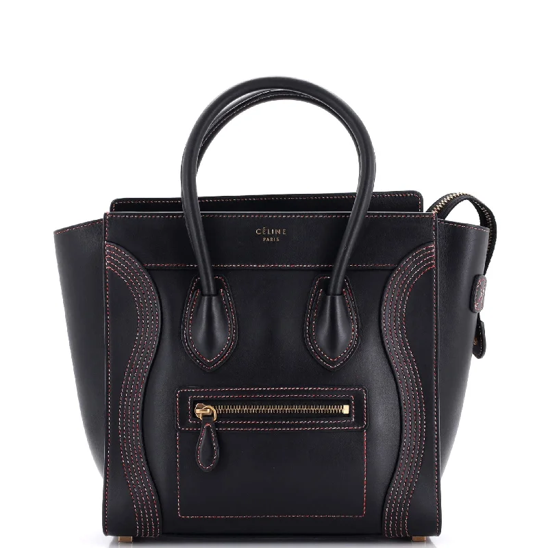 Evening Events Luggage Bag Smooth Leather Micro