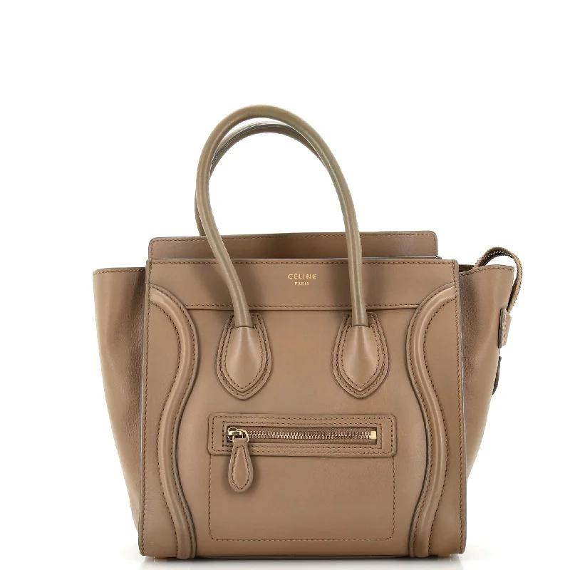 Fashionista Favorites Luggage Bag Smooth Leather Micro