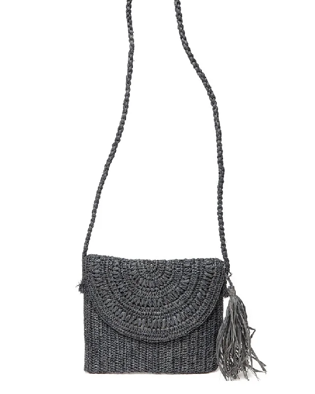 Mar Y Sol Naomi Raffia Shoulder Bag