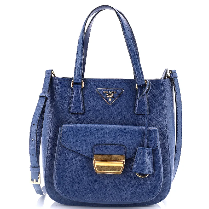 Massive Savings Metropolis Tote Saffiano Leather Small