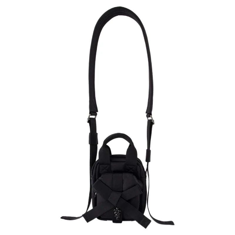Uxury Designer Handbag Brands Mini Classic Bow Crossbody - Simone Rocha - Pvc - Black