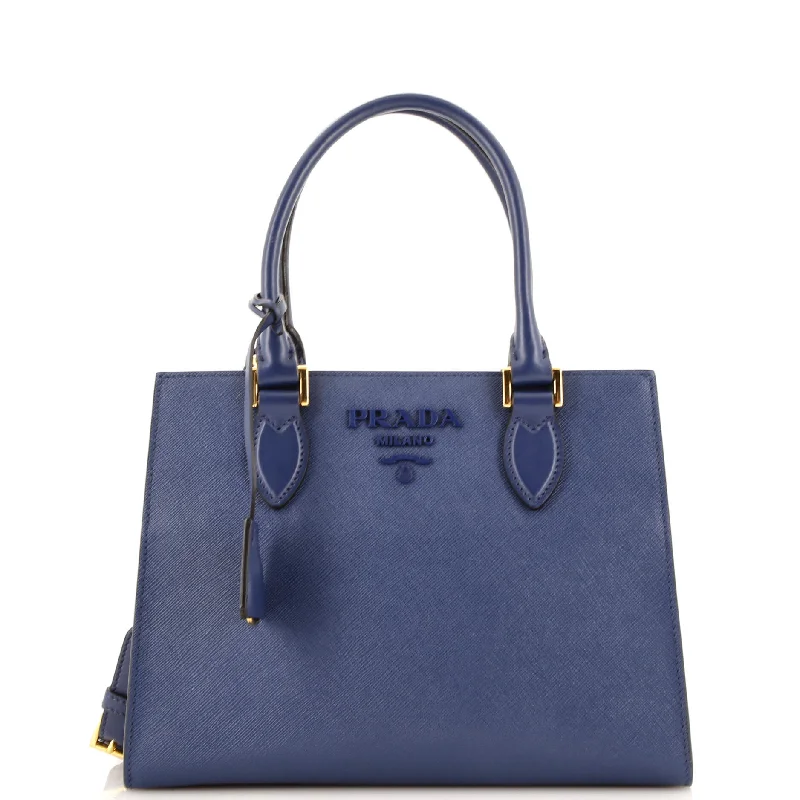 Cozy Chic Promotions Monochrome Tote Saffiano with City Calf Small