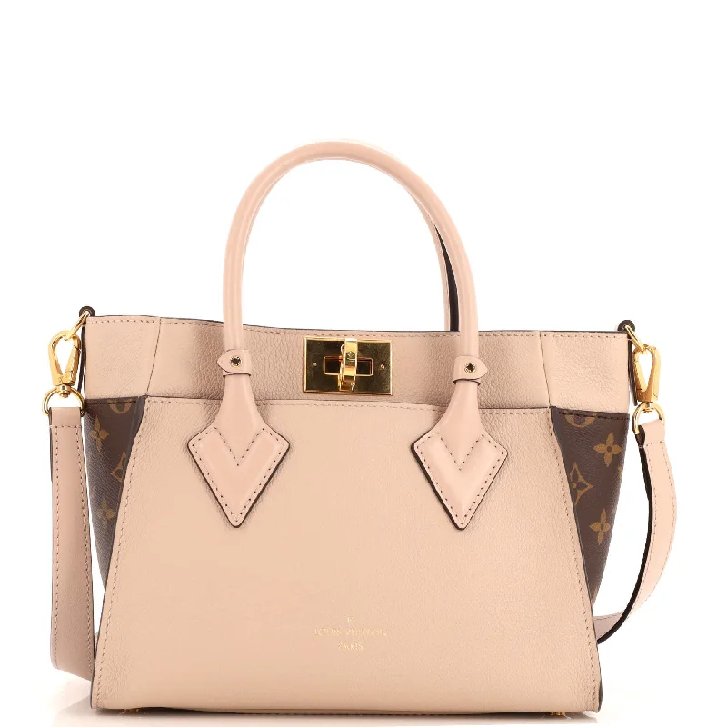 High-Quality Bags On Flash Sale On My Side Tote Leather with Monogram Canvas PM