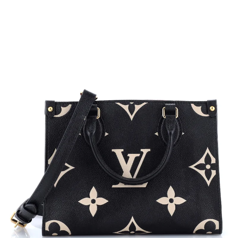 End Of Season Sale OnTheGo Tote Bicolor Monogram Empreinte Giant PM