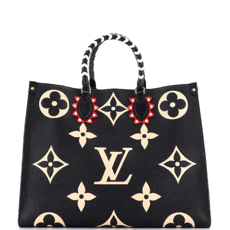 Bag Deals OnTheGo Tote Limited Edition Crafty Monogram Empreinte Giant GM