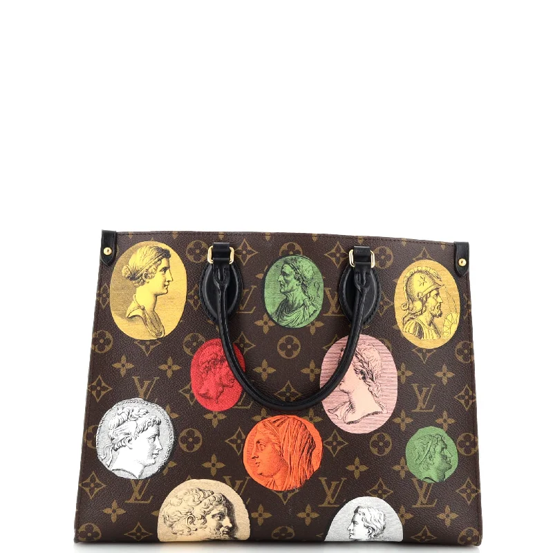 Timeless Elegance Sale OnTheGo Tote Limited Edition Fornasetti Cameo Monogram Canvas MM