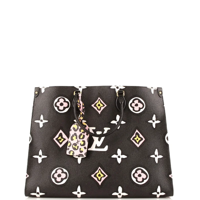 Chic And Clearance-Priced Tote Bags OnTheGo Tote Wild at Heart Monogram Giant GM