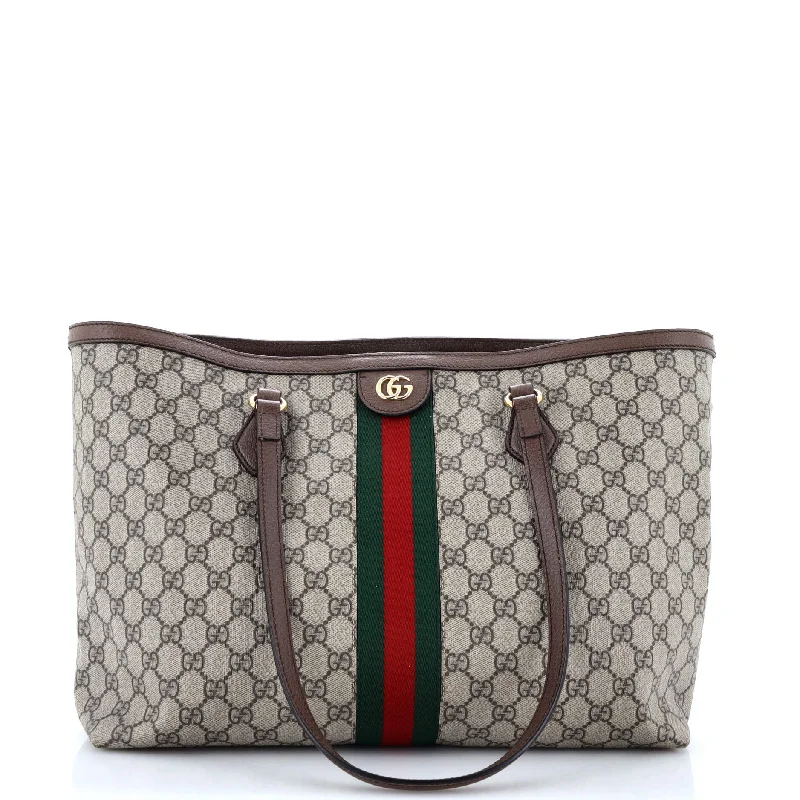 Get The Latest Trends Ophidia Shopping Tote GG Coated Canvas Medium
